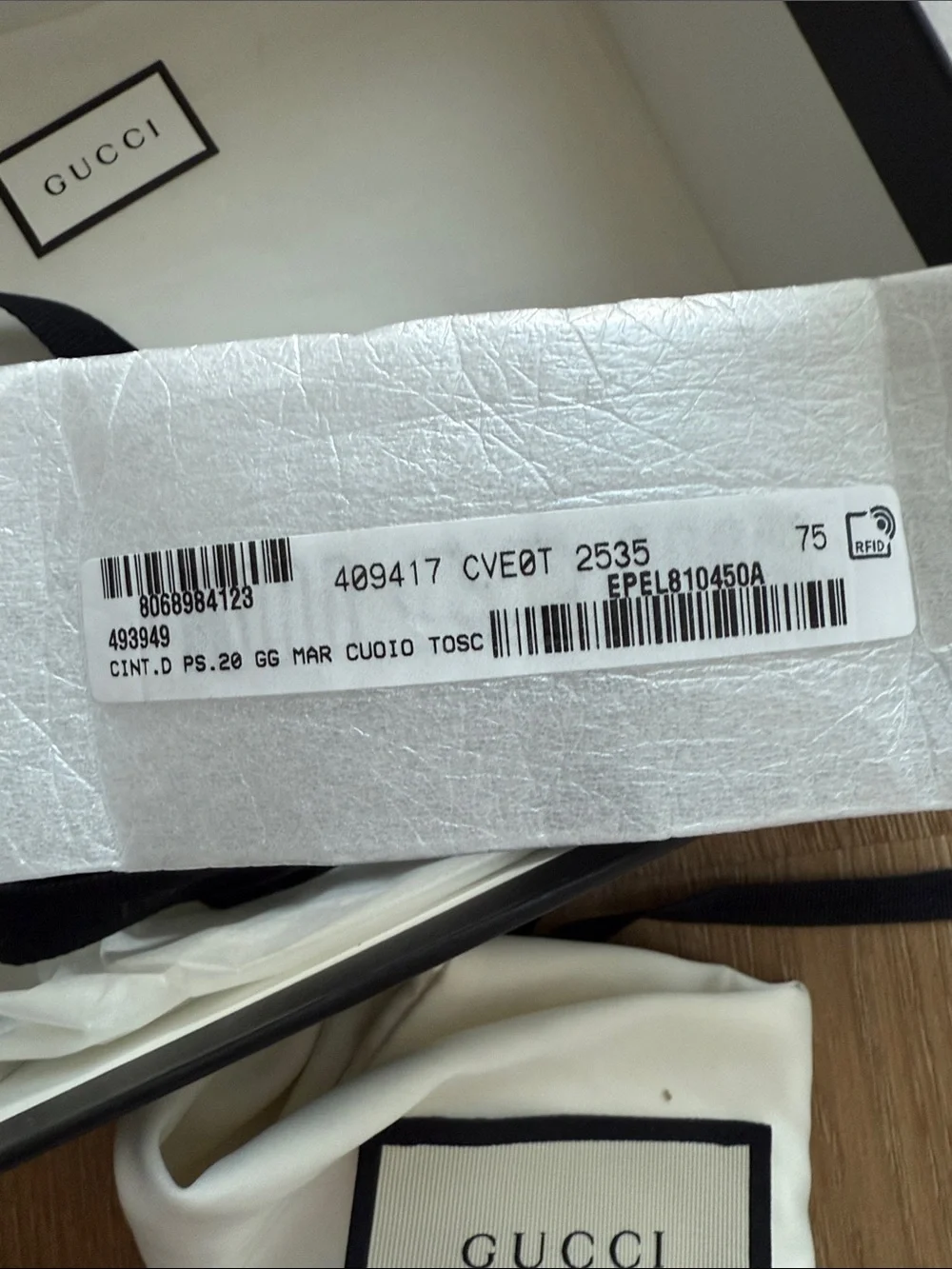 Gucci GG Marmont thin belt